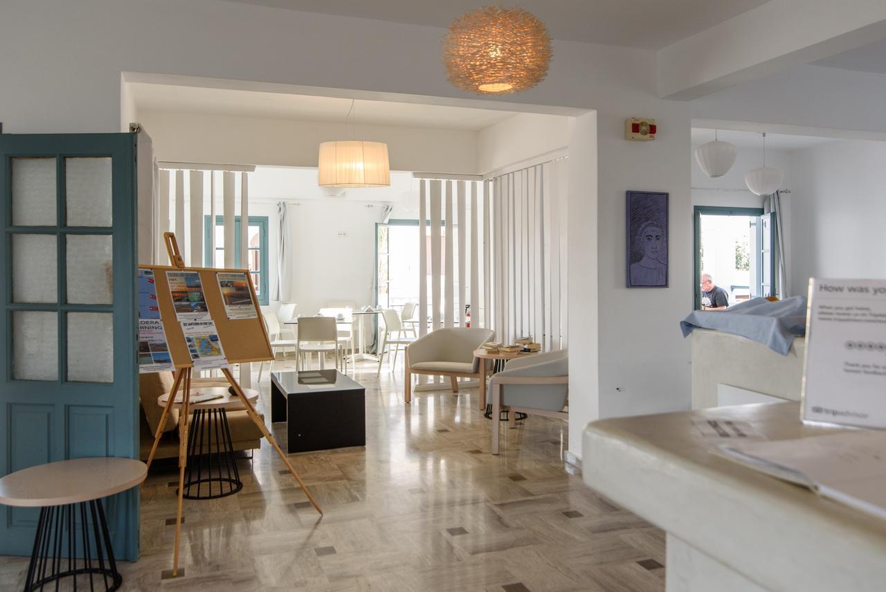 Iris Boutique Hotel Kamari  Bagian luar foto